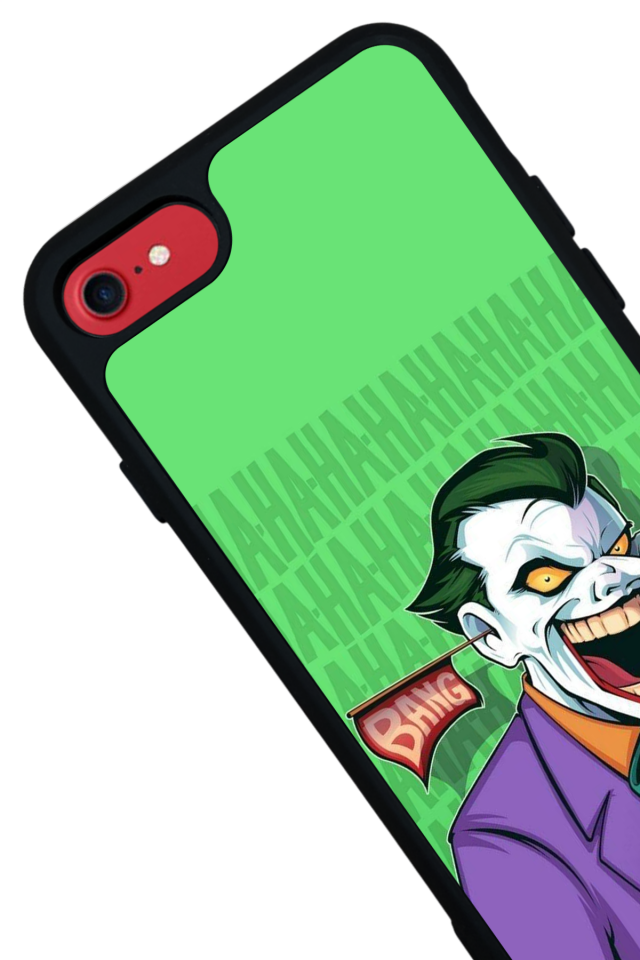 iPhone SE Uyumlu Joker Tasarımlı Glossy Premium Kılıf