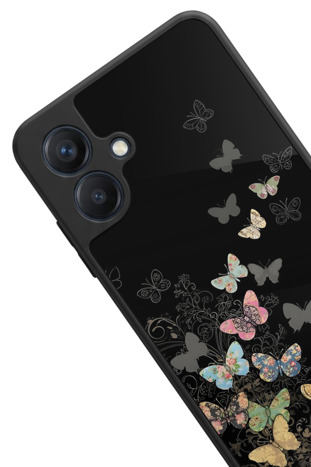Samsung Galaxy A07 Uyumlu Kelebek Tasarımlı Glossy Premium Kılıf