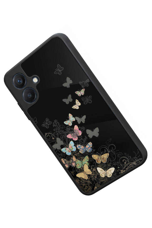 Samsung Galaxy A07 Uyumlu Kelebek Tasarımlı Glossy Premium Kılıf