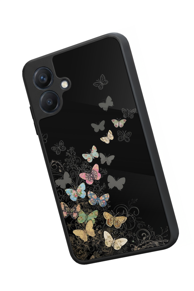 Samsung Galaxy A07 Uyumlu Kelebek Tasarımlı Glossy Premium Kılıf