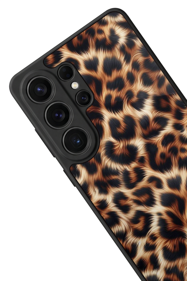 Samsung Galaxy S26 Ultra Uyumlu Leopar Tasarımlı Glossy Premium Kılıf