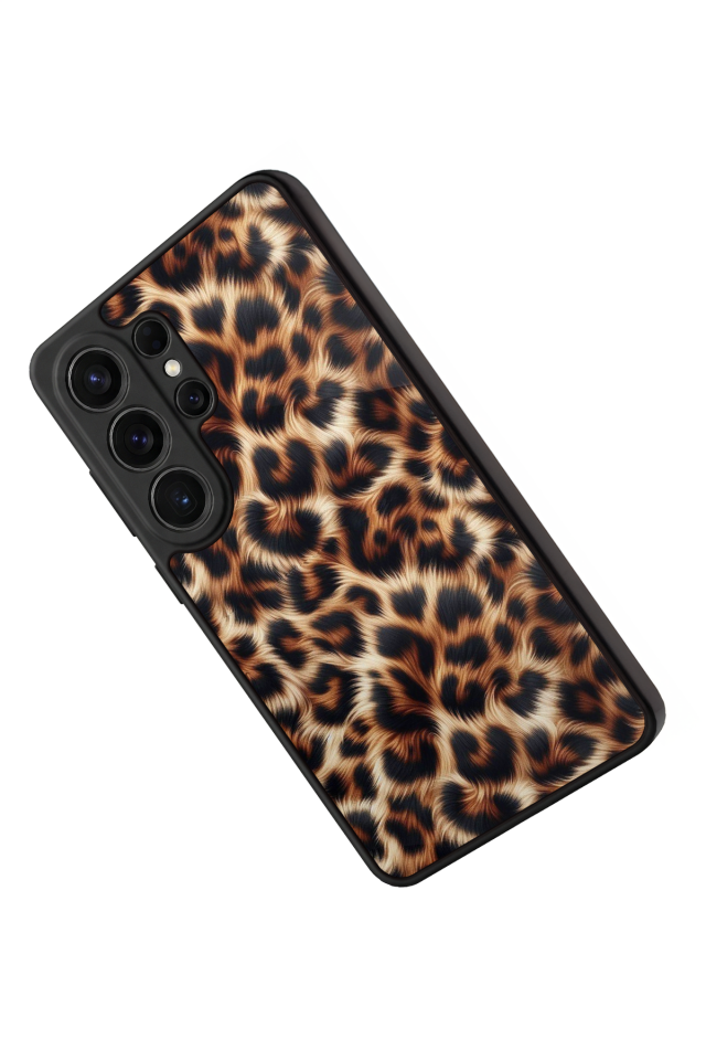 Samsung Galaxy S26 Ultra Uyumlu Leopar Tasarımlı Glossy Premium Kılıf