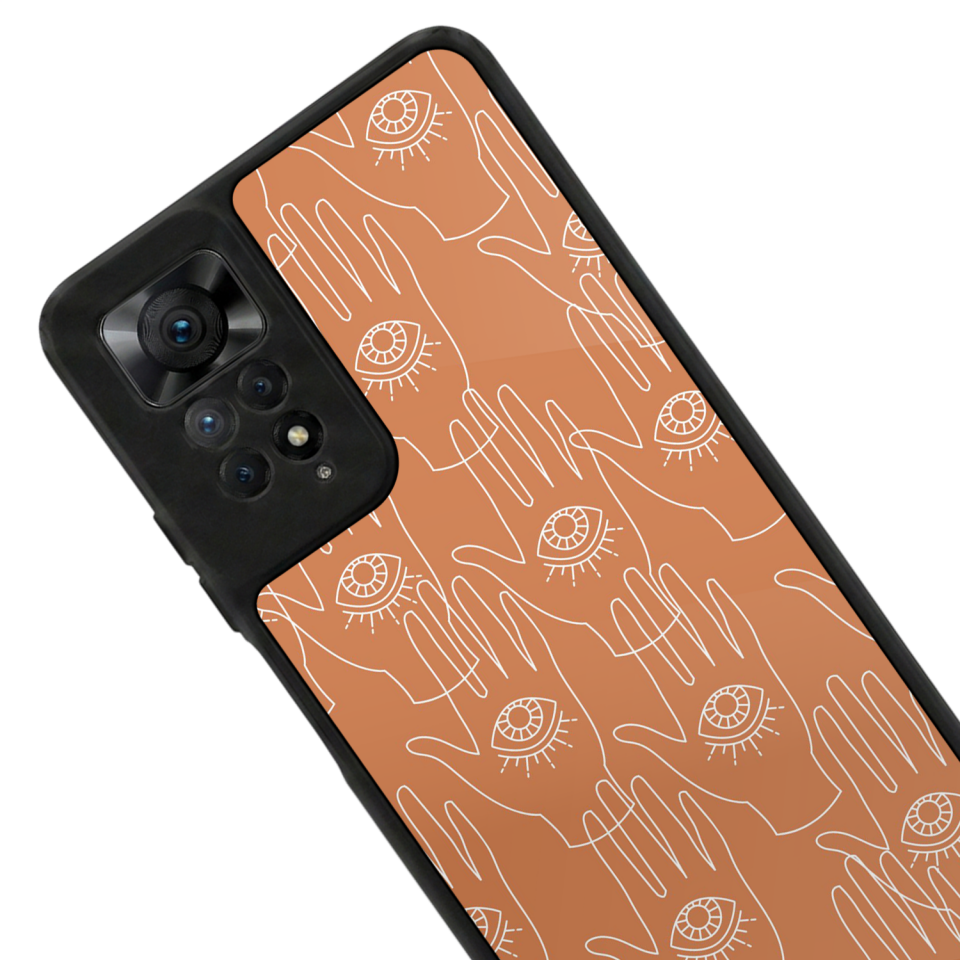 Xiaomi Redmi Note 11 Pro Uyumlu Line Art Tasarımlı Glossy Premium Kılıf
