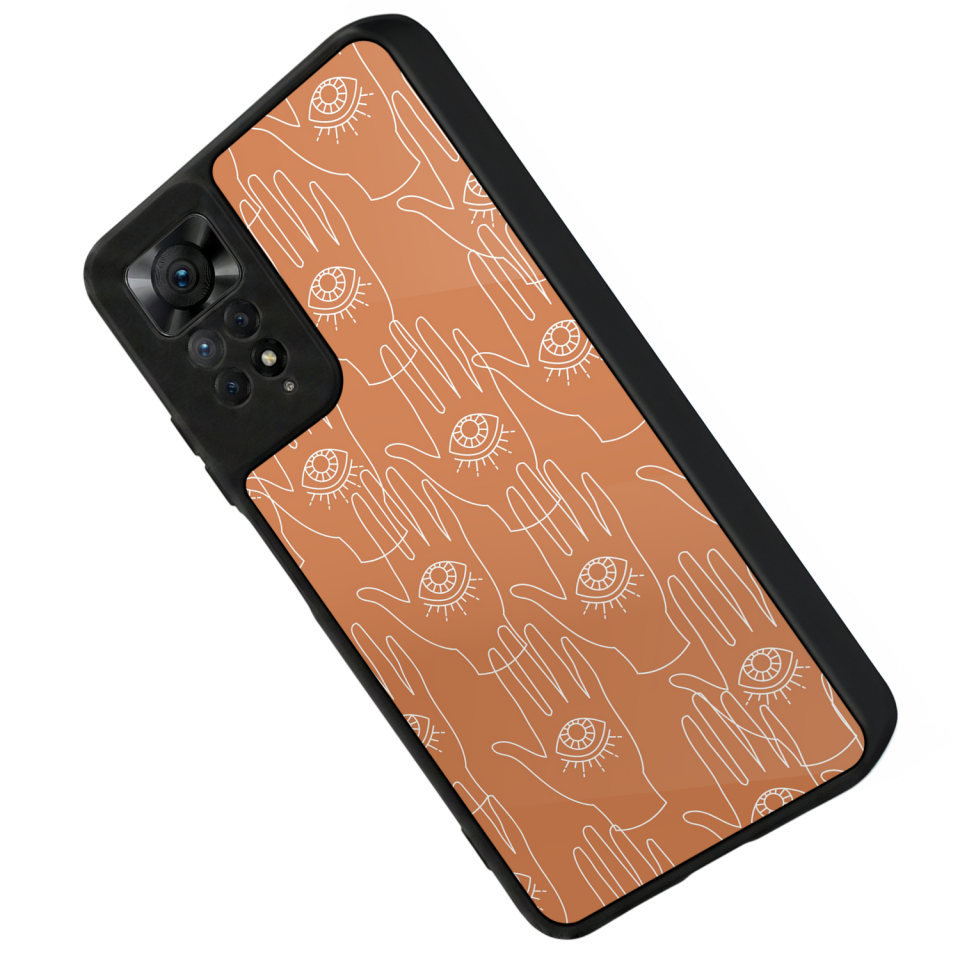 Xiaomi Redmi Note 11 Pro Uyumlu Line Art Tasarımlı Glossy Premium Kılıf