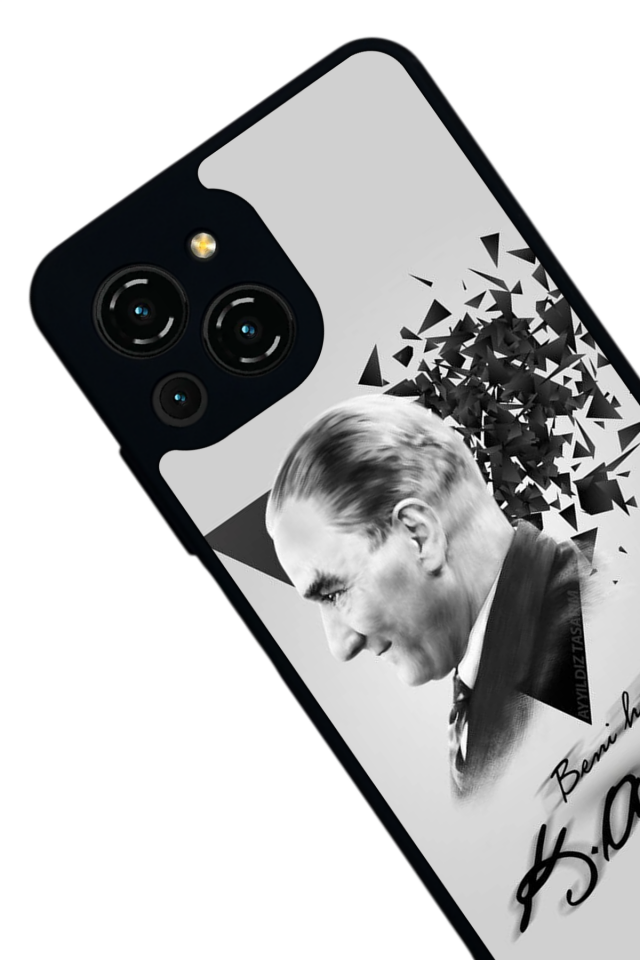 Reeder S23 Pro Max Uyumlu Mustafa Kemal Ataturk Tasarımlı Glossy Premium Kılıf
