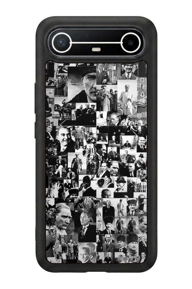 Tecno Spark Slim 5G Uyumlu Mustafa Kemal Ataturk Tasarımlı Glossy Premium Kılıf