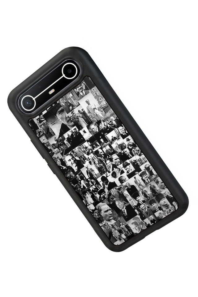 Tecno Spark Slim 5G Uyumlu Mustafa Kemal Ataturk Tasarımlı Glossy Premium Kılıf