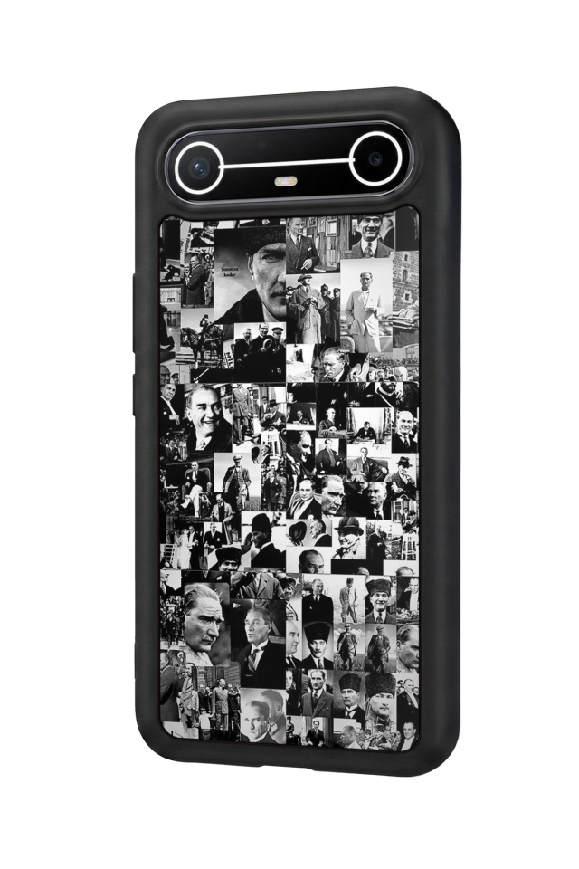 Tecno Spark Slim 5G Uyumlu Mustafa Kemal Ataturk Tasarımlı Glossy Premium Kılıf