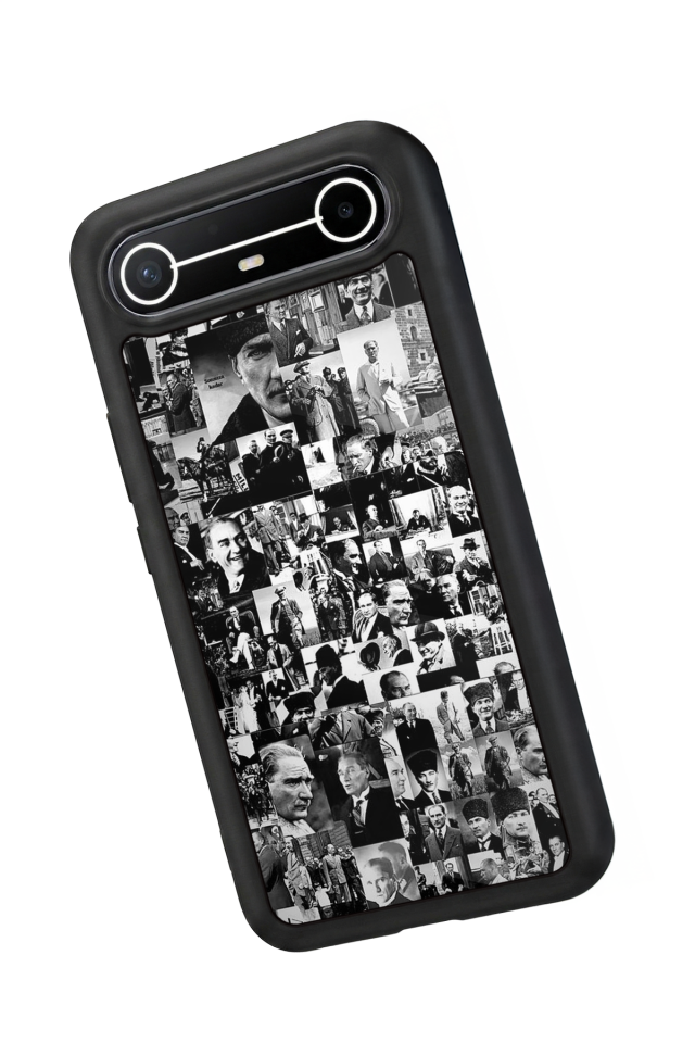 Tecno Spark Slim 5G Uyumlu Mustafa Kemal Ataturk Tasarımlı Glossy Premium Kılıf