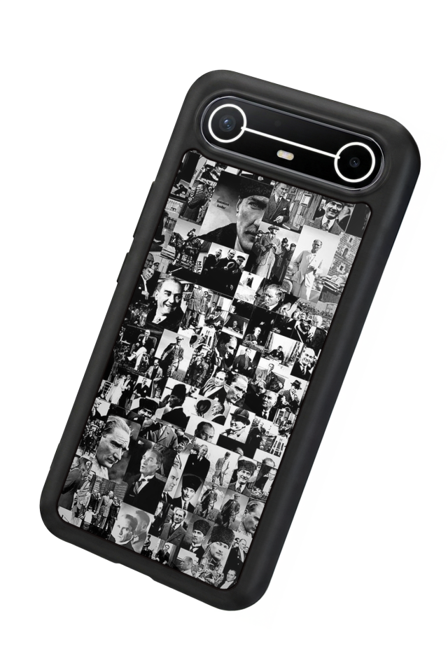 Tecno Spark Slim 5G Uyumlu Mustafa Kemal Ataturk Tasarımlı Glossy Premium Kılıf