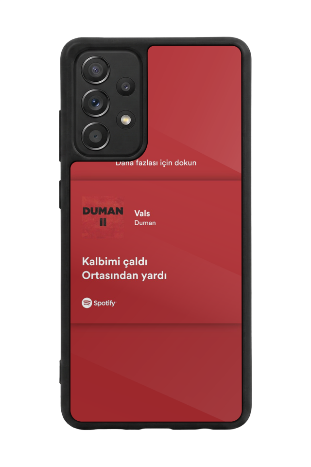Samsung Galaxy A72 Uyumlu Sarki Sozleri Tasarımlı Glossy Premium Kılıf