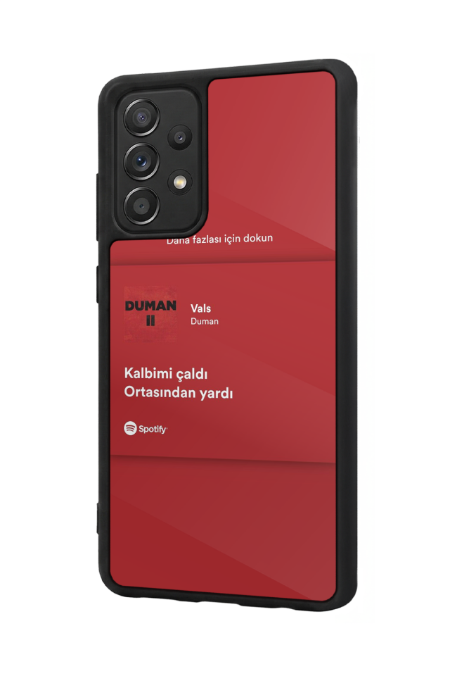 Samsung Galaxy A72 Uyumlu Sarki Sozleri Tasarımlı Glossy Premium Kılıf
