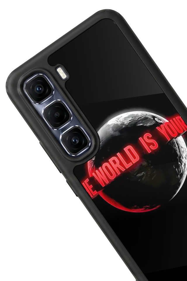 Infinix Hot 60 Pro Plus Uyumlu Scarface Tasarımlı Glossy Premium Kılıf