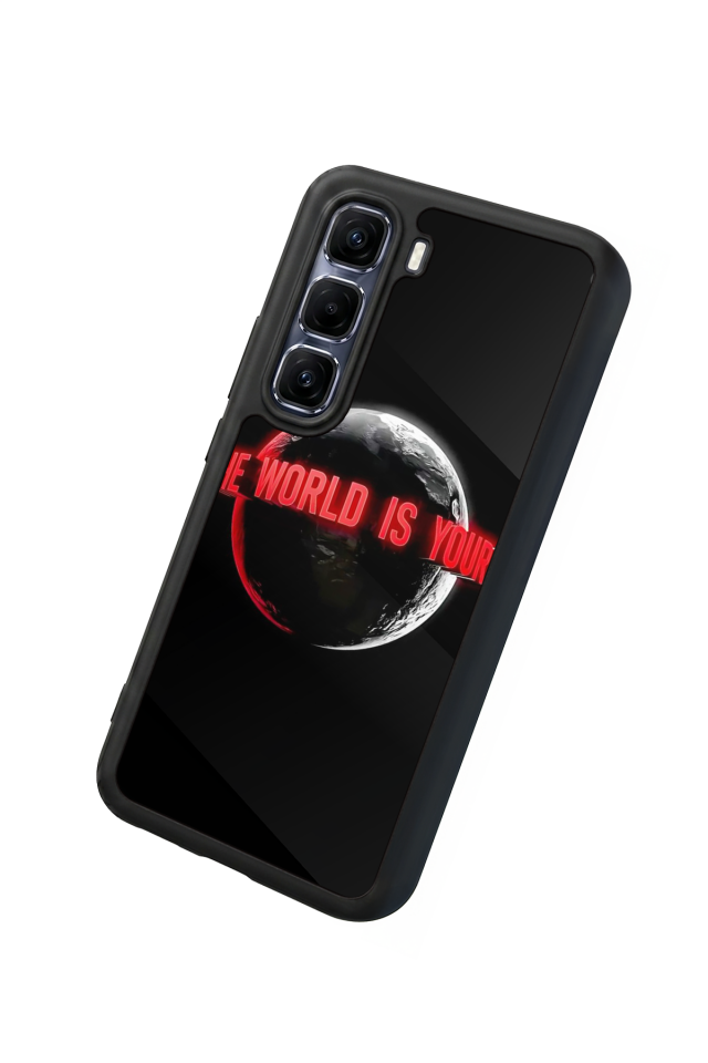 Infinix Hot 60 Pro Plus Uyumlu Scarface Tasarımlı Glossy Premium Kılıf