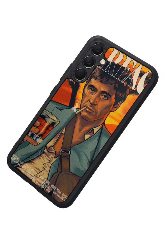 Samsung Galaxy A34 Uyumlu Scarface Tasarımlı Glossy Premium Kılıf