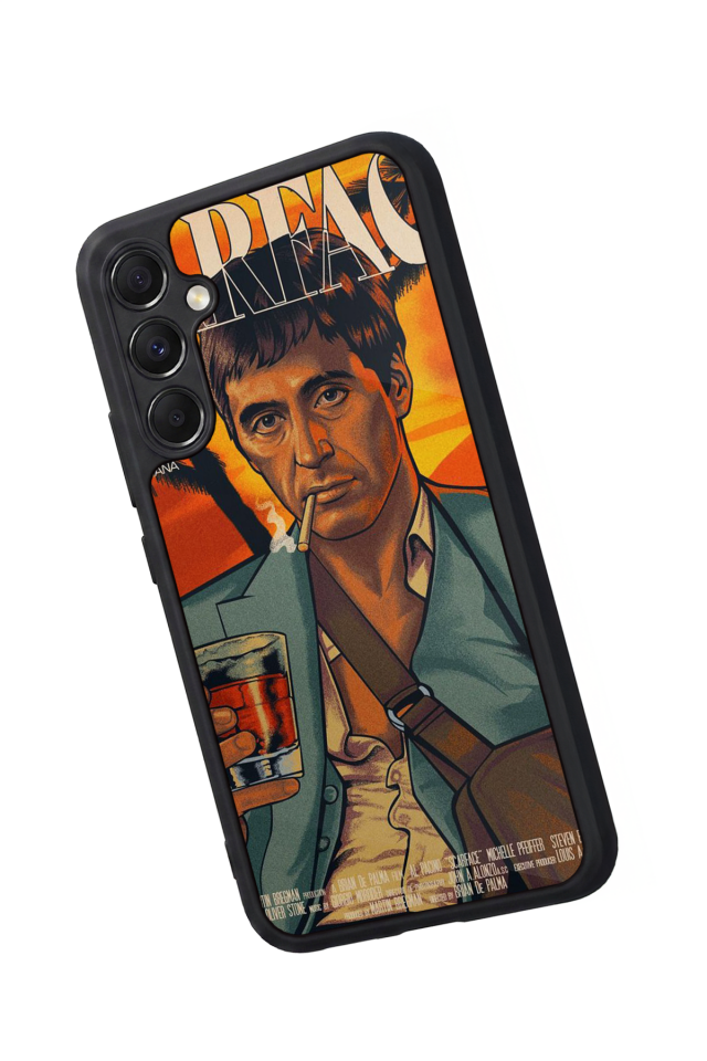 Samsung Galaxy A34 Uyumlu Scarface Tasarımlı Glossy Premium Kılıf