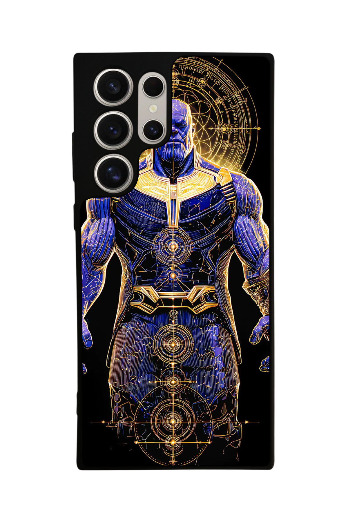 Samsung Galaxy S22 Ultra Uyumlu Thanos Tasarımlı Glossy Premium Kılıf