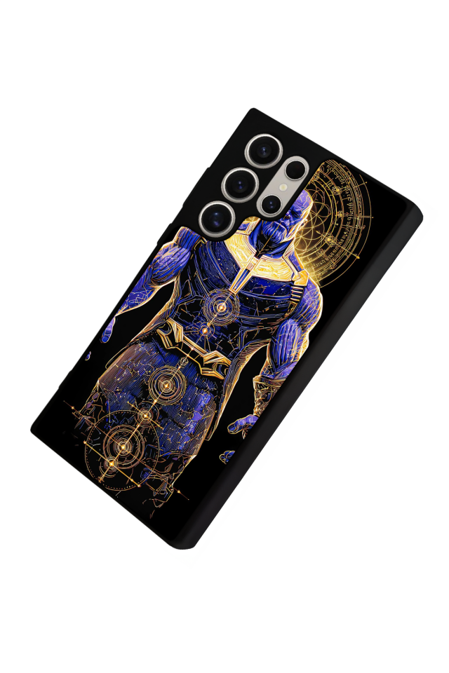 Samsung Galaxy S22 Ultra Uyumlu Thanos Tasarımlı Glossy Premium Kılıf