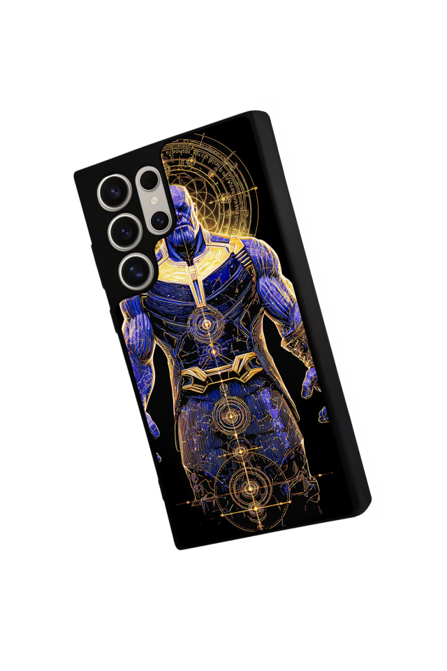 Samsung Galaxy S22 Ultra Uyumlu Thanos Tasarımlı Glossy Premium Kılıf