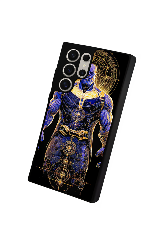 Samsung Galaxy S22 Ultra Uyumlu Thanos Tasarımlı Glossy Premium Kılıf