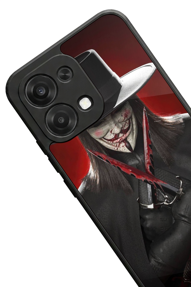 Oppo A6 Pro Uyumlu Vendetta Tasarımlı Glossy Premium Kılıf