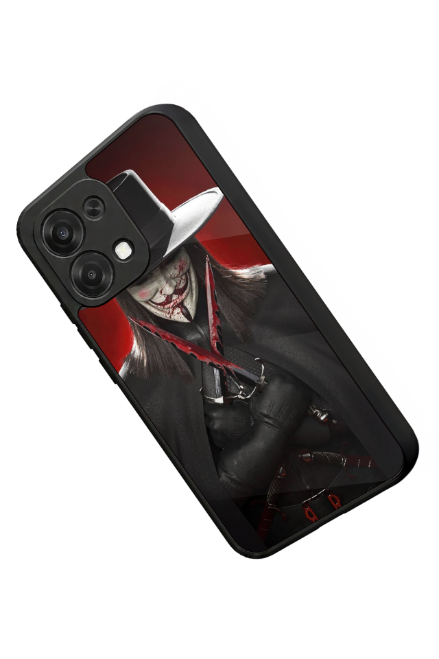 Oppo A6 Pro Uyumlu Vendetta Tasarımlı Glossy Premium Kılıf