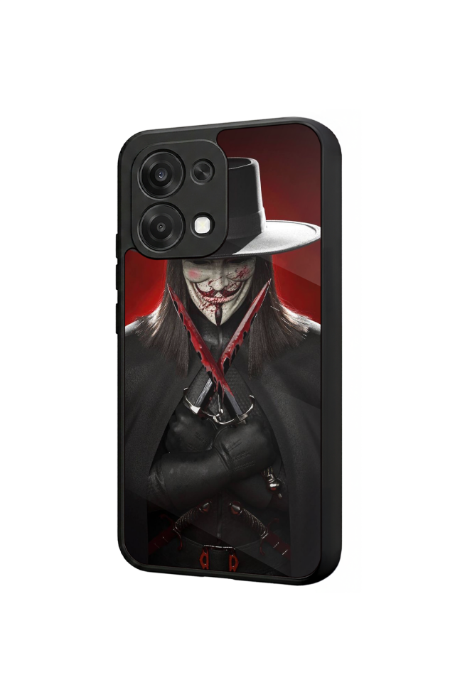Oppo A6 Pro Uyumlu Vendetta Tasarımlı Glossy Premium Kılıf