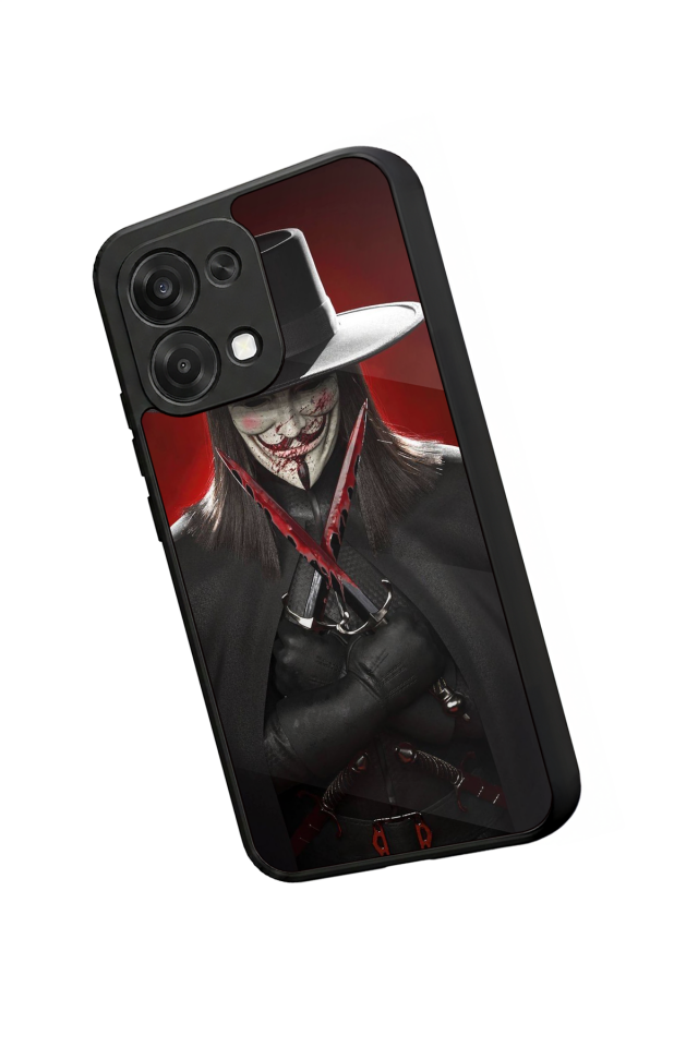 Oppo A6 Pro Uyumlu Vendetta Tasarımlı Glossy Premium Kılıf