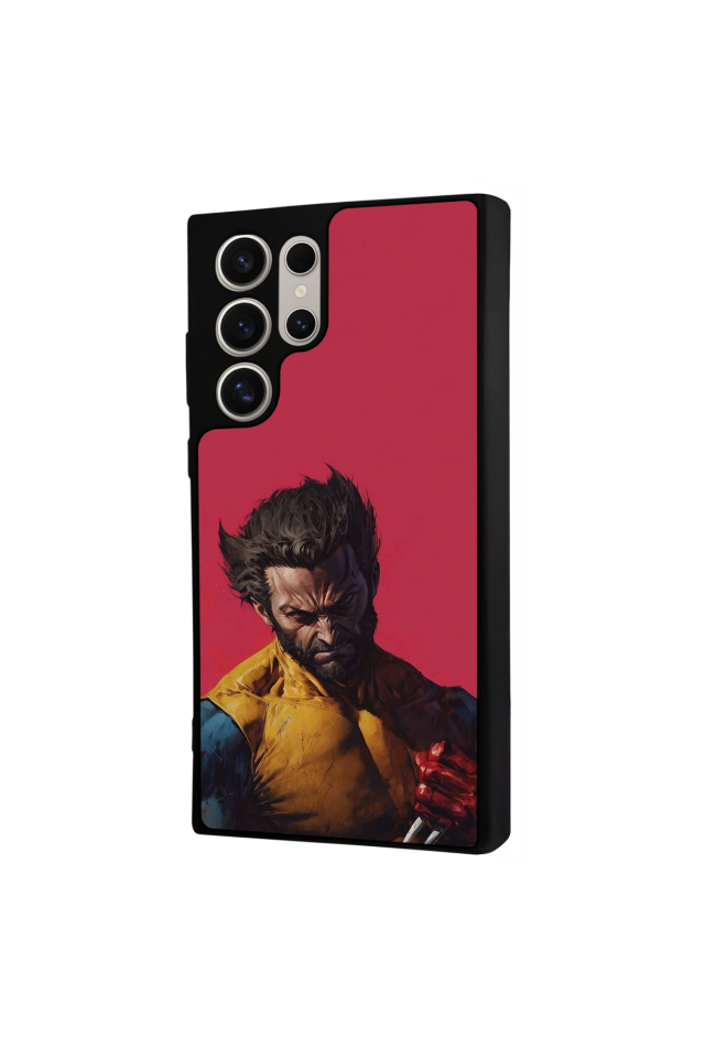 Samsung Galaxy S23 Ultra Uyumlu Wolverine Tasarımlı Glossy Premium Kılıf