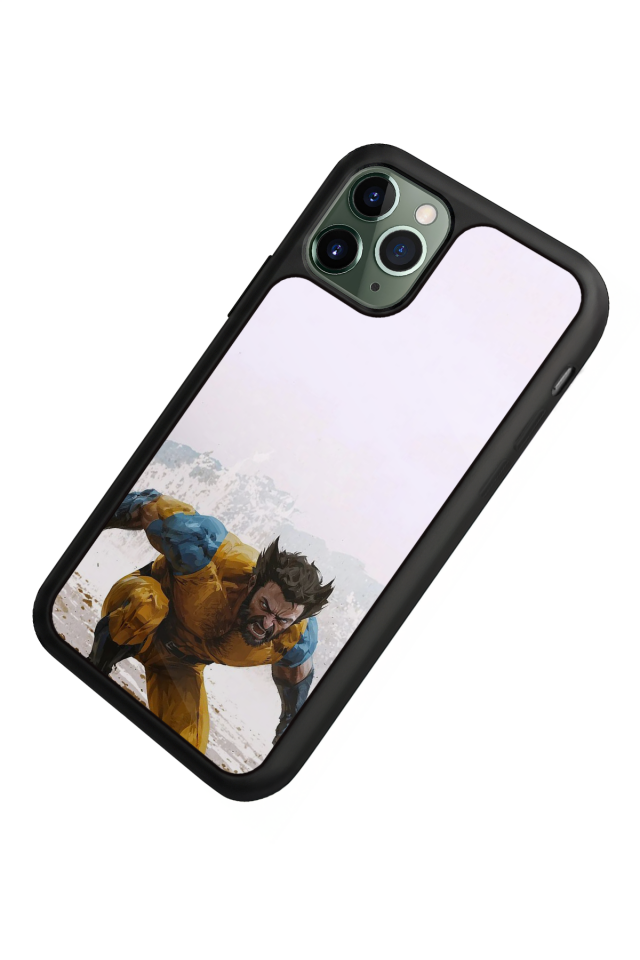 iPhone 11 Pro Uyumlu Wolverine Tasarımlı Glossy Premium Kılıf