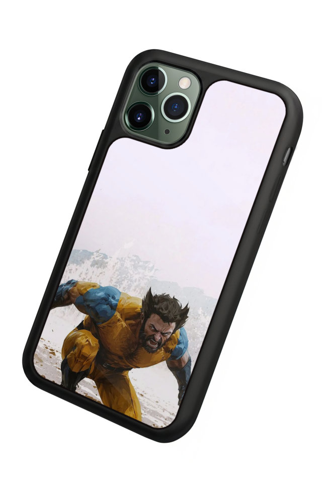 iPhone 11 Pro Uyumlu Wolverine Tasarımlı Glossy Premium Kılıf