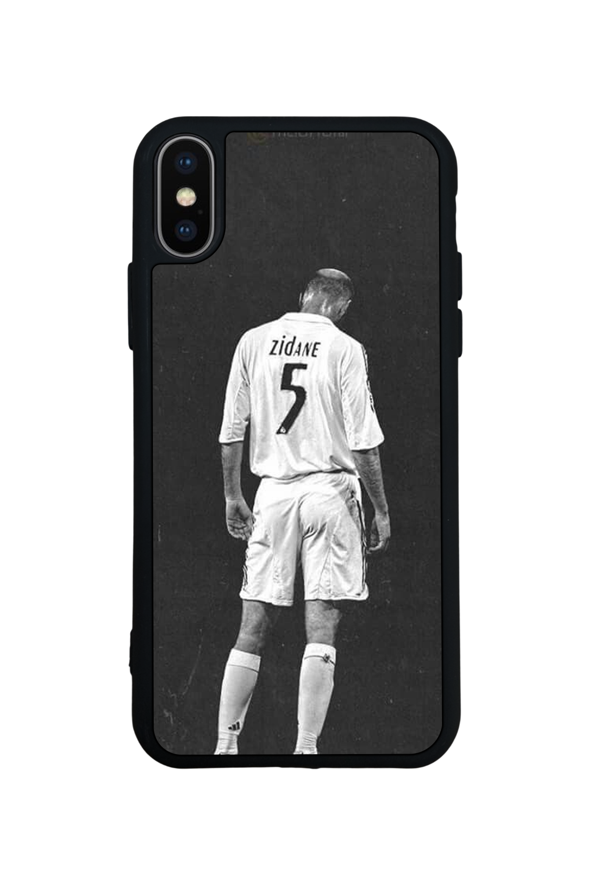iPhone X/ XS Uyumlu Zidane Tasarımlı Glossy Premium Kılıf