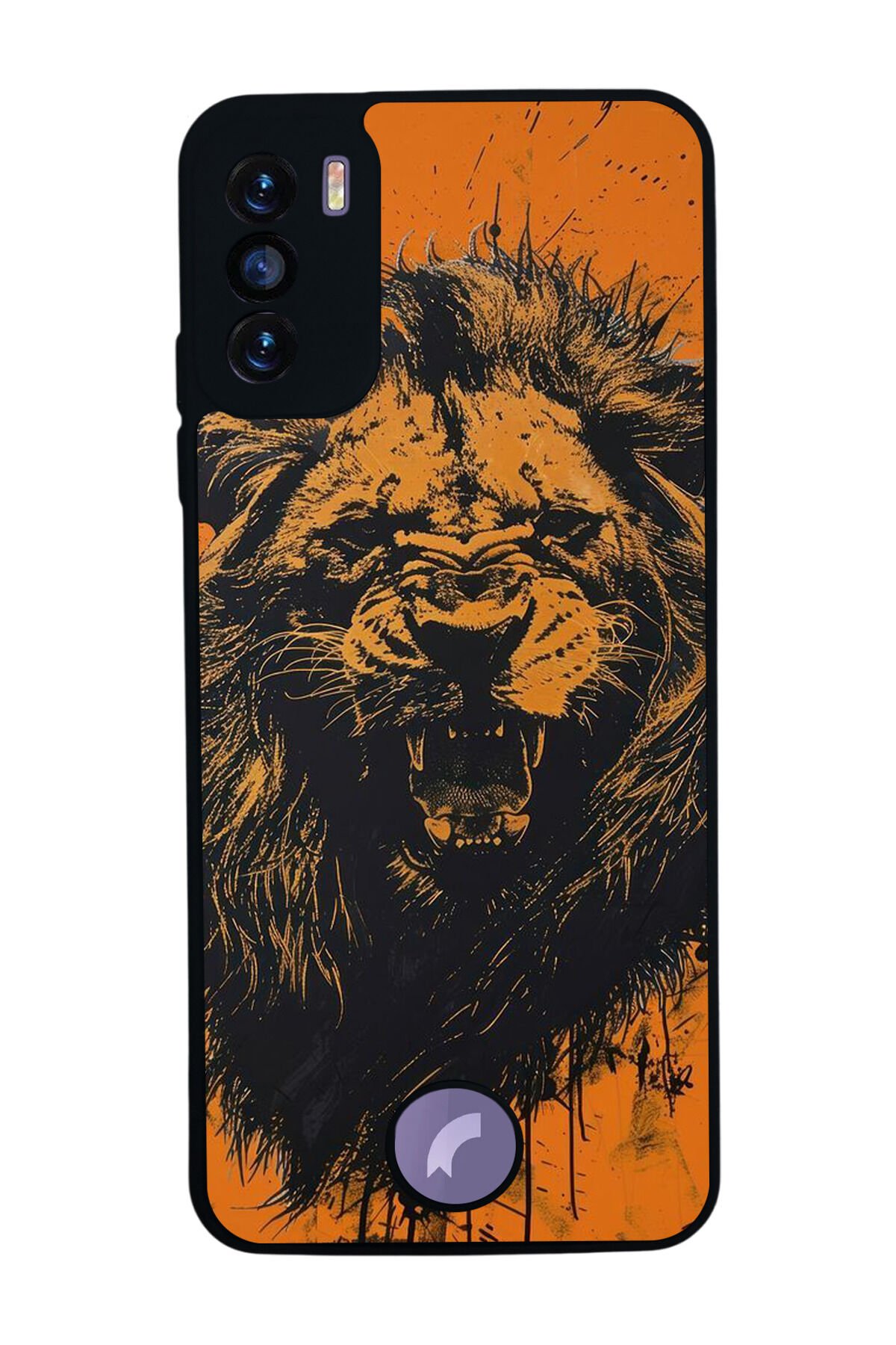 Reeder S19 Max Pro S Uyumlu Aslan Tasarımlı Glossy Premium Kılıf