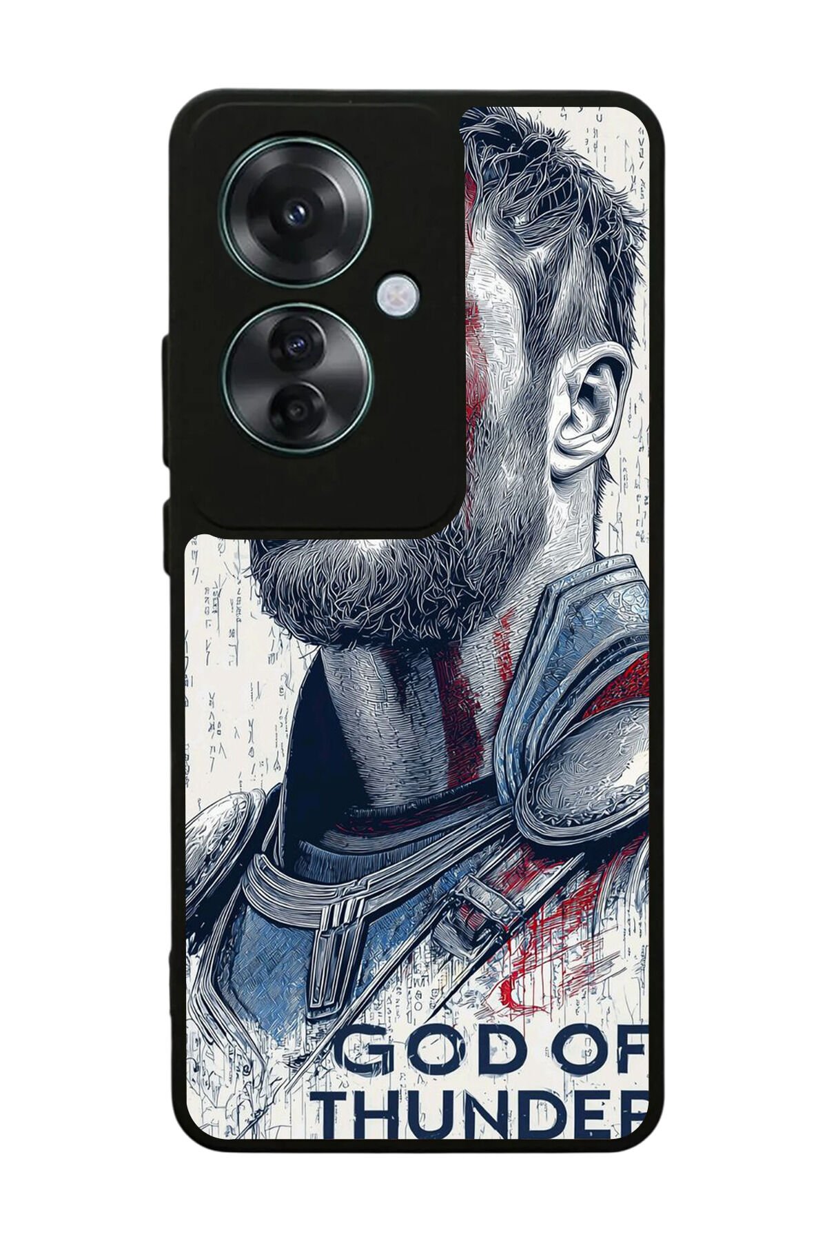 Oppo Reno 11F Uyumlu Thor Tasarımlı Glossy Premium Kılıf