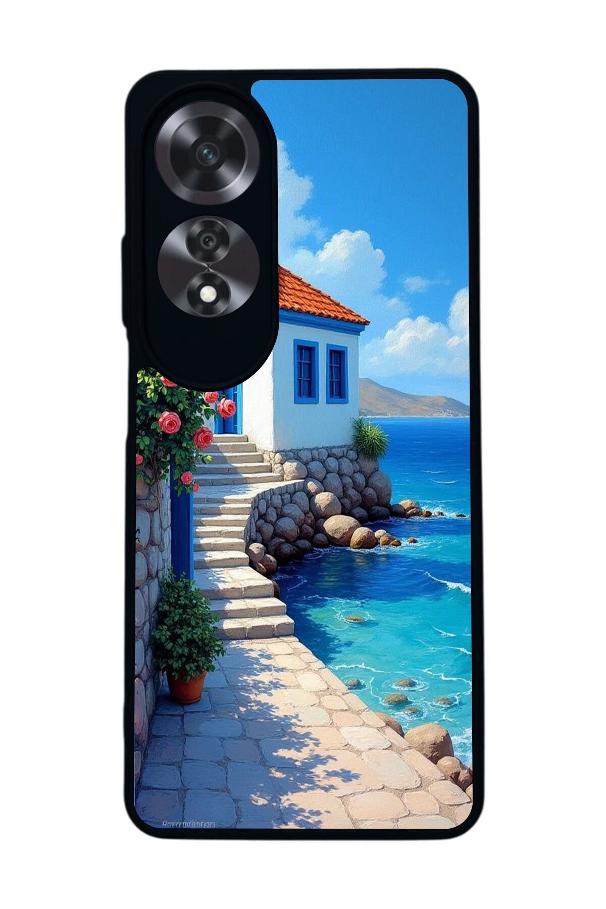 Oppo A60 Mat Siyah uyumlu Kılıf – Yumuşak Silikon, Koruyucu, Şok Emici Kapak