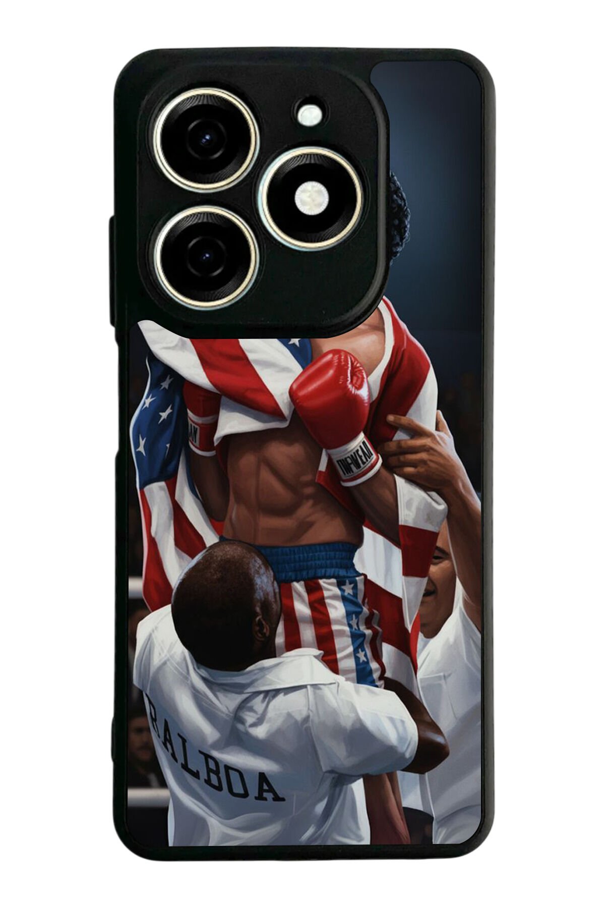 Infınıx Smart 8 Pro Uyumlu Rocky Tasarımlı Glossy Premium Kılıf