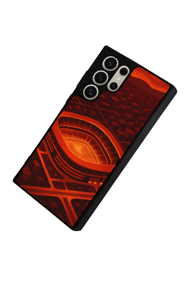 Samsung Galaxy S23 Ultra Uyumlu Aslan Tasarımlı Glossy Premium Kılıf