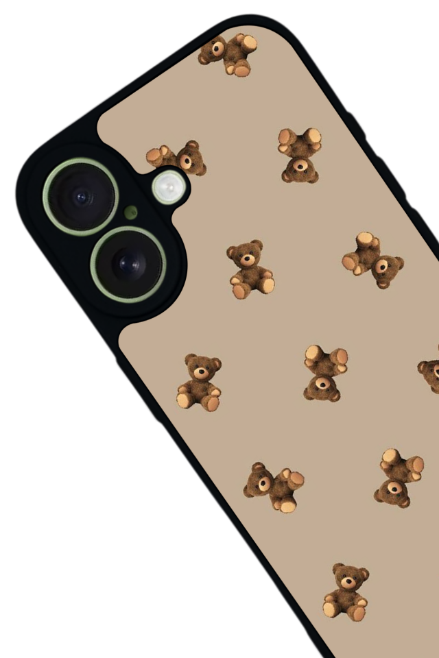 iPhone 17 Uyumlu Ayı Tasarımlı Glossy Premium Kılıf