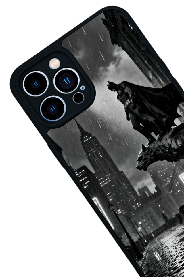 iPhone 13 Pro Max Uyumlu Batman Tasarımlı Glossy Premium Kılıf