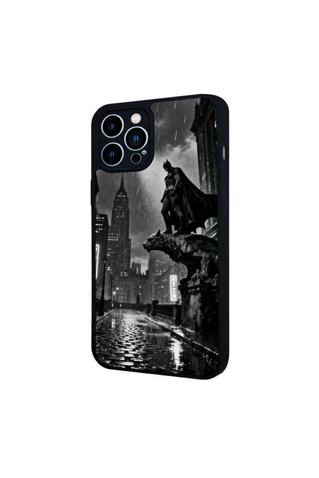 iPhone 13 Pro Max Uyumlu Batman Tasarımlı Glossy Premium Kılıf