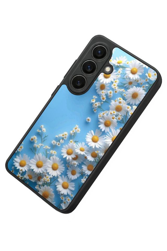 Samsung Galaxy S26 Uyumlu Cicek Tasarımlı Glossy Premium Kılıf