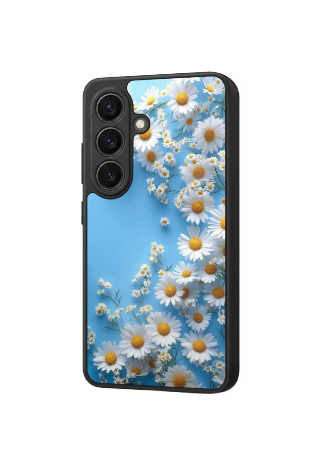 Samsung Galaxy S26 Uyumlu Cicek Tasarımlı Glossy Premium Kılıf