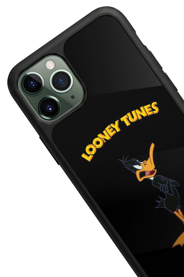 iPhone 11 Pro Max Uyumlu Daffy duck Tasarımlı Glossy Premium Kılıf