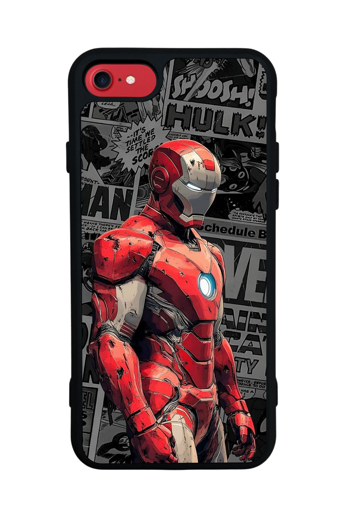 iPhone 7 Uyumlu Iron Man ( Demir Adam ) Tasarımlı Glossy Premium Kılıf