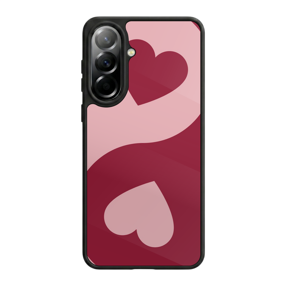 Samsung Galaxy A57 Uyumlu Kalp Love Tasarımlı Glossy Premium Kılıf