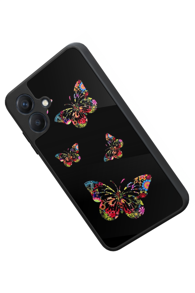 Samsung Galaxy A07 Uyumlu Kelebek Tasarımlı Glossy Premium Kılıf