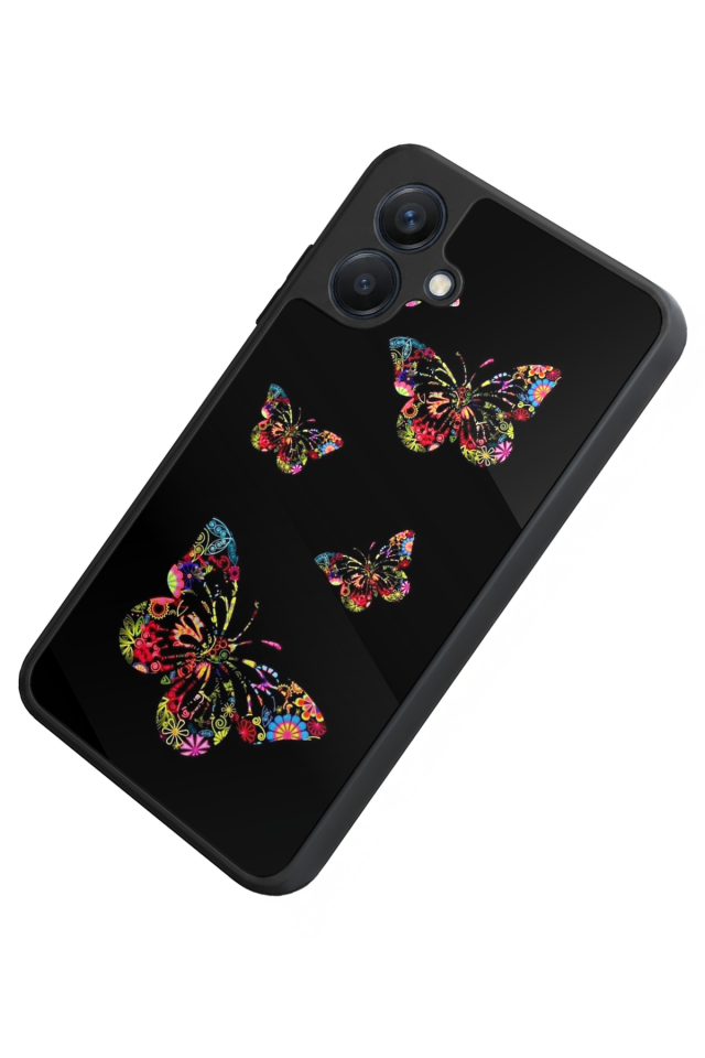 Samsung Galaxy A07 Uyumlu Kelebek Tasarımlı Glossy Premium Kılıf
