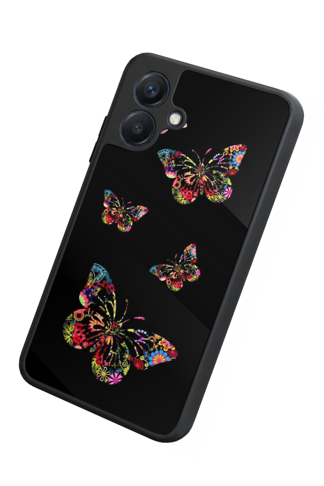 Samsung Galaxy A07 Uyumlu Kelebek Tasarımlı Glossy Premium Kılıf