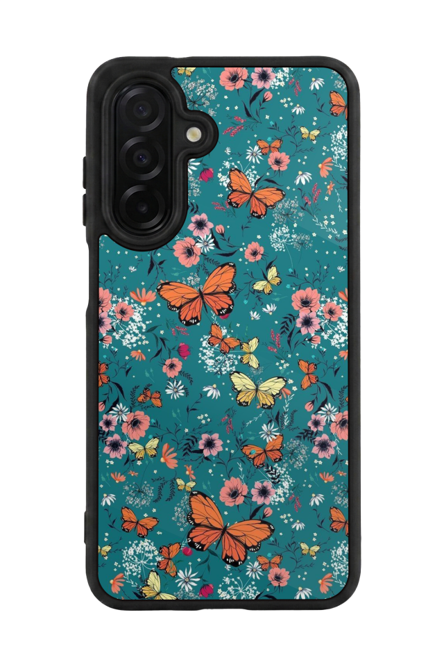 Samsung Galaxy A56 Uyumlu Kelebek Tasarımlı Glossy Premium Kılıf