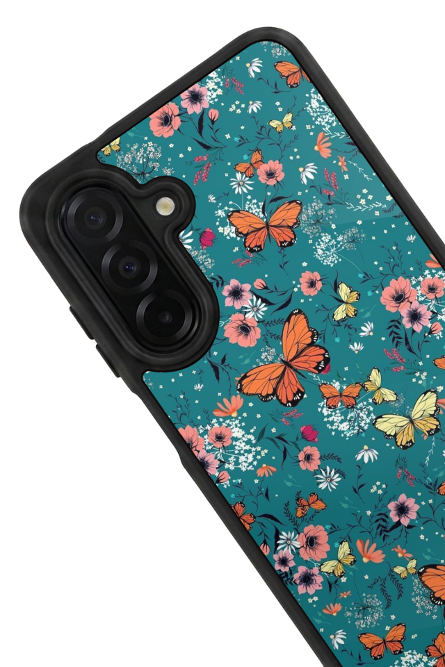 Samsung Galaxy A56 Uyumlu Kelebek Tasarımlı Glossy Premium Kılıf